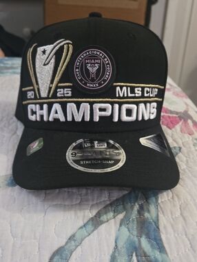 New Era Black INTER MIAMI MLS Cup Champions 2025 Hat